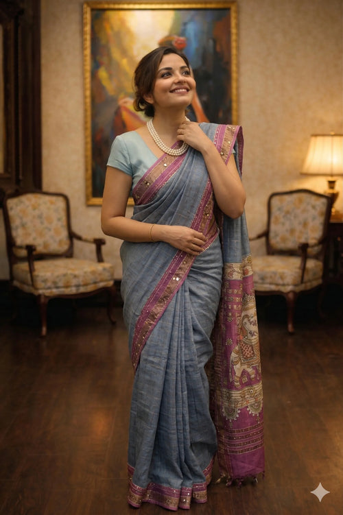 Amethyst Drape Elegance