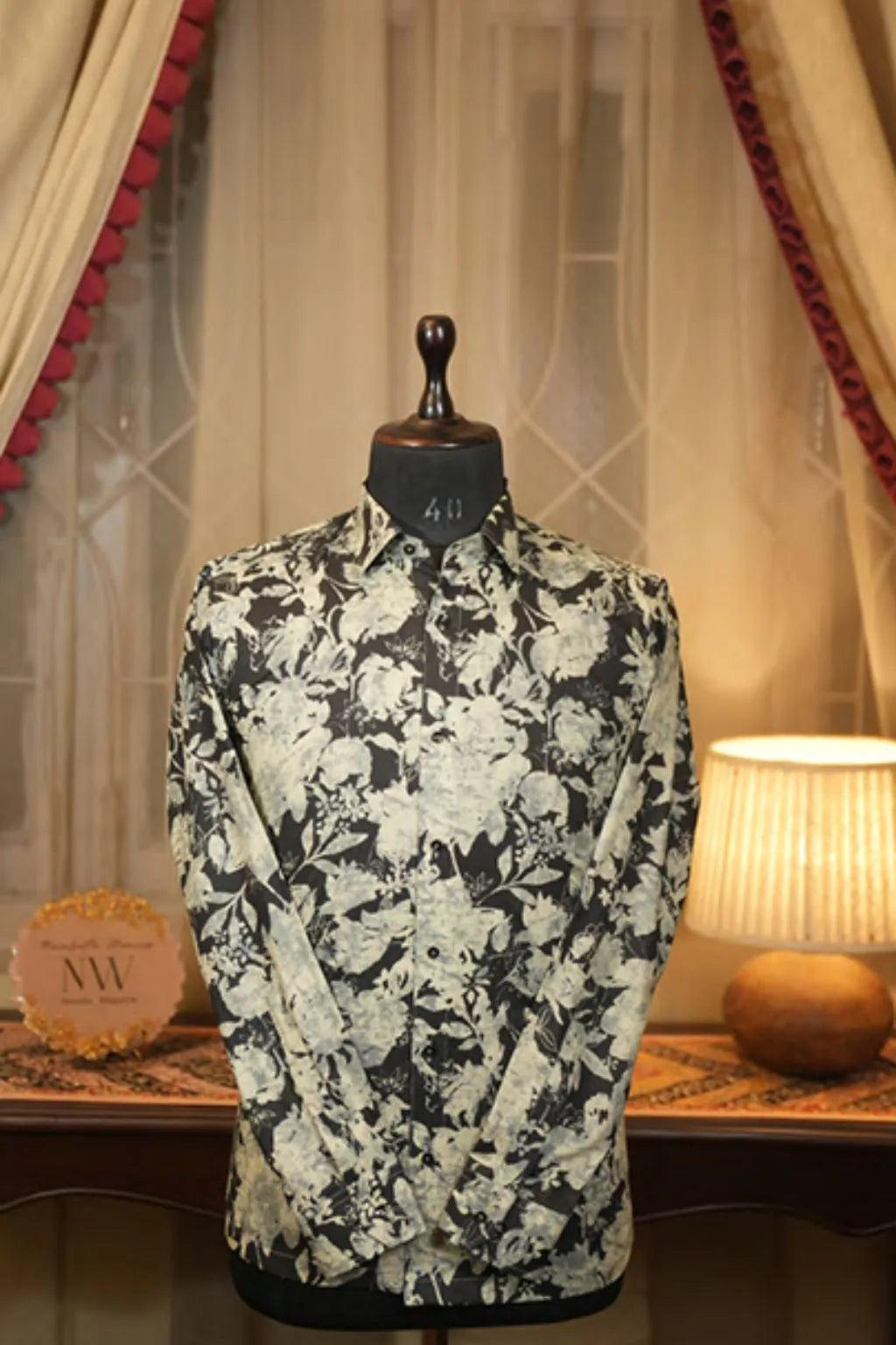 Mono Bloom Statement Shirt